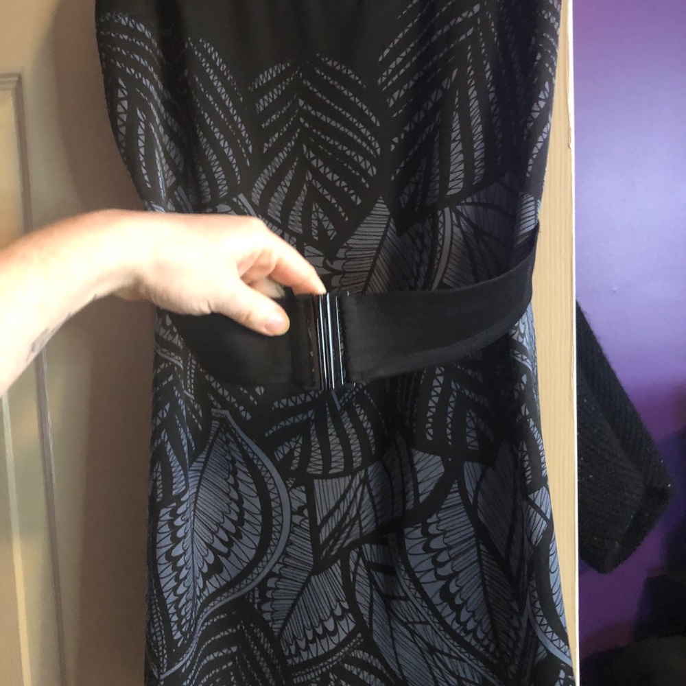 Belted Layered Dress